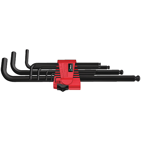 Wera 950/9 Hex-Plus 6 L-förmiger Inbusschlüssel Metrisch 9 Stück(e)
