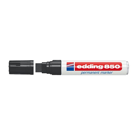 Edding 850 Permanent-Marker Block Schwarz 5 Stück(e)