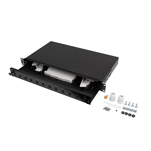 Lanberg FOP1-12SS-LDB Patch Panel 1U