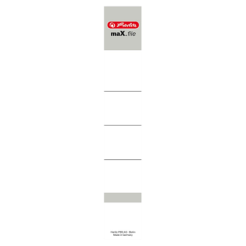 Herlitz 9743154 selbstklebendes Etikett Ellipse Weiß 10 Stück(e)
