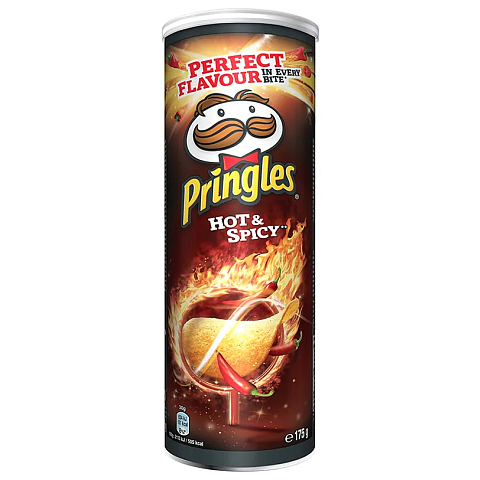 Pringles Hot & Spicy 165 g Kartoffelchips Chili