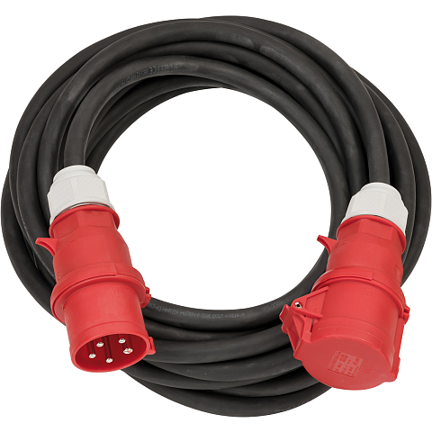 Brennenstuhl 1167320250 Verlängerungskabel 25 m Draußen Schwarz, Rot