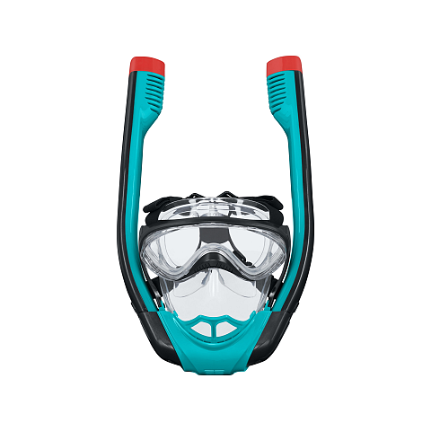 Bestway 24058 / 23 Tauchermaske Silikon Schwarz, Rot, Transparent, Türkis Erwachsener