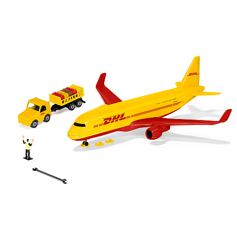 Siku DHL cargo aircraft with accessories Flugzeug Vormontiert