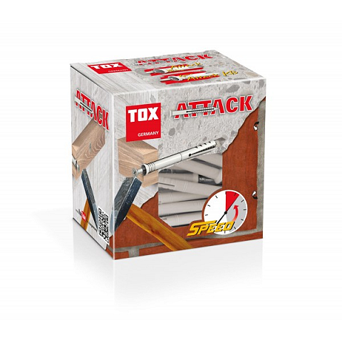 TOX Attack 50 Stück(e) Schrauben- & Dübelsatz 120 mm