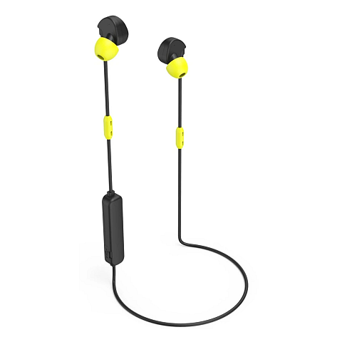 Hama Freedom Athletics II Kopfhörer Kabellos Ohrbügel, im Ohr Anrufe/Musik Bluetooth Schwarz, Gelb