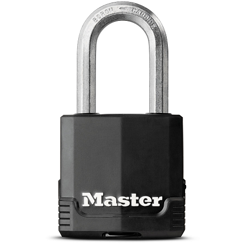MASTER LOCK 49 mm breites Excell Vorhngeschloss aus beschichtetem Stahl mit Abdeckung und 38 mm langem Bgel