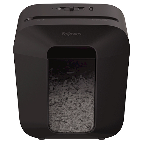 Fellowes Powershred LX25 Aktenvernichter Partikelschnitt-Zerkleinerung Schwarz