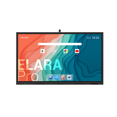 Newline Elara Pro Interaktives Whiteboard 165,1 cm (65") 3840 x 2160 Pixel Touchscreen Schwarz