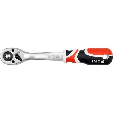 Yato YT-0732 Ratschenschlüssel Chrom-Vanadium-Stahl 12.7 mm 0 Stück(e) Schwarz, Rot