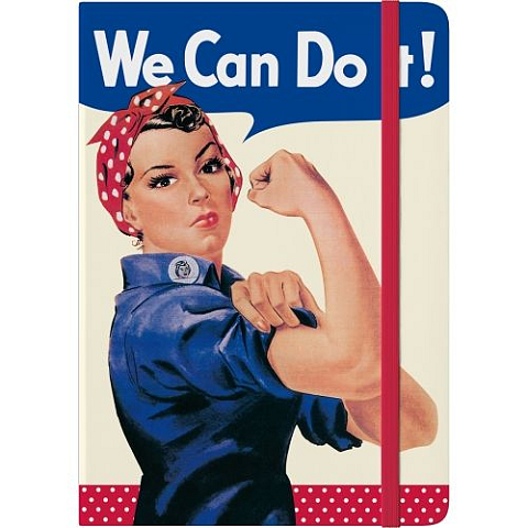 Nostalgic Art We can do it! Notizbuch A5 128 Blätter Mehrfarbig