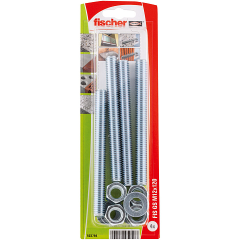 Fischer 503794 Schraube/Bolzen 4 Stück(e) M12 Bolts & nuts