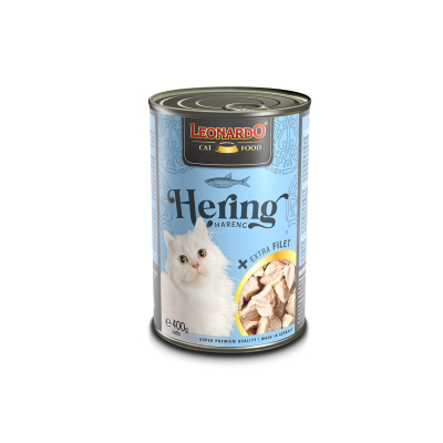 Leonardo Cat Food LEONARDO Hering + extra Filet