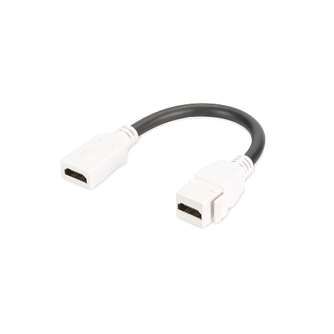 Digitus HDMI 2.0 Keystone Modul mit 12 cm Zuleitung (Buchse/Buchse)