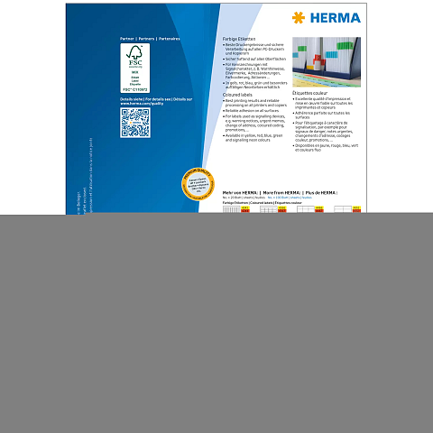 HERMA 4549 selbstklebendes Etikett Rechteck Grün 4800 Stück(e)