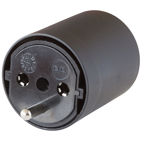 Brennenstuhl 1081592404 Netzstecker-Adapter Schwarz