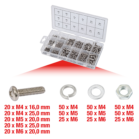 KS Tools 970.0510 Schraube/Bolzen 475 Stück(e)
