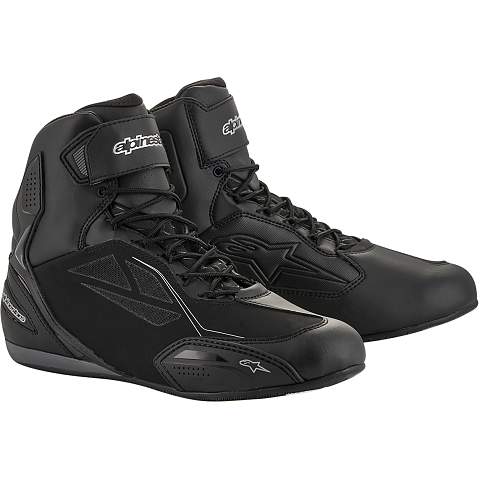 Alpinestars 2540919-119-11 Motorrad-Schuh Männlich Erwachsener Schwarz, Silber