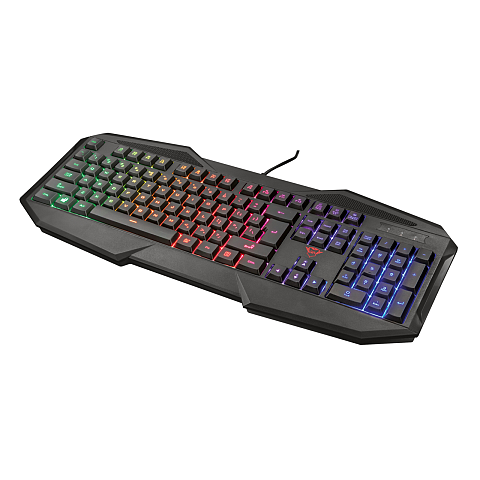 Trust GXT 830-RW Avonn Tastatur Gaming USB Deutsch Schwarz