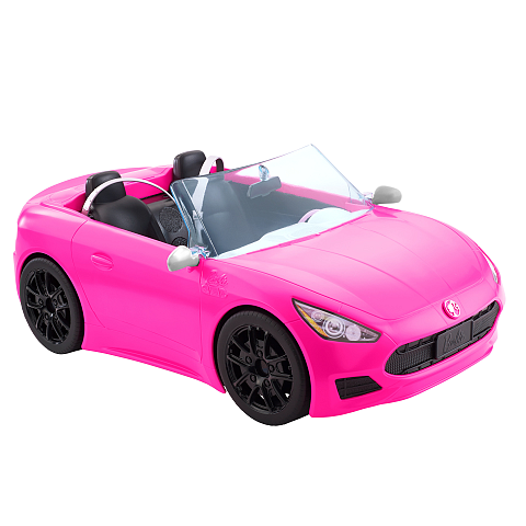 Barbie Auto Cabrio (pink), Puppenauto, Zubehör