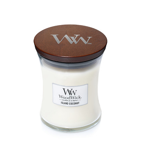 WoodWick Island Coconut Wachskerze andere Kokosnuss Weiß 1 Stück(e)
