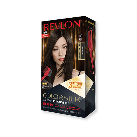 Revlon ColorSilk Buttercream Haarfarbe Braun