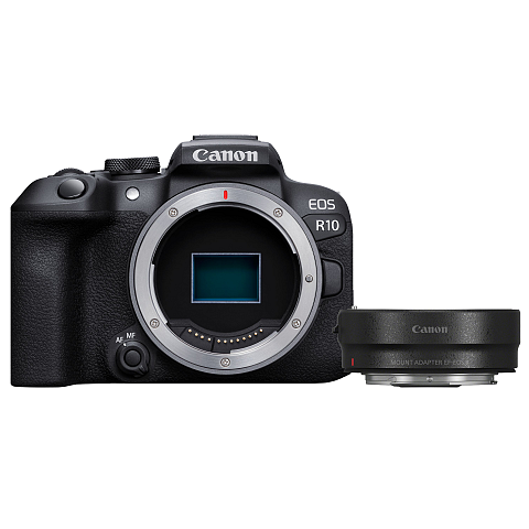 Canon EOS R10+ EF- R MILC Body 24,2 MP CMOS 6000 x 4000 Pixel Schwarz