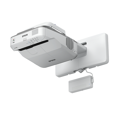 Epson EB-695Wi Ultra-Short-Throw-Projektor 3500 ANSI Lumen 3LCD WXGA (1280x800) Weiß, Grau