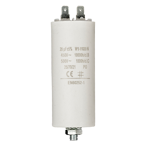Fixapart W1-11020N Kondensator Weiß Fixed capacitor Zylindrische