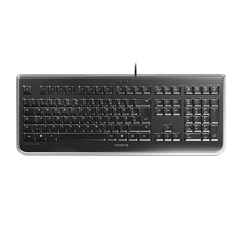 CHERRY KC 1068, Kabelgebundene versiegelte Tastatur, Schwarz, USB (QWERTZ - DE)