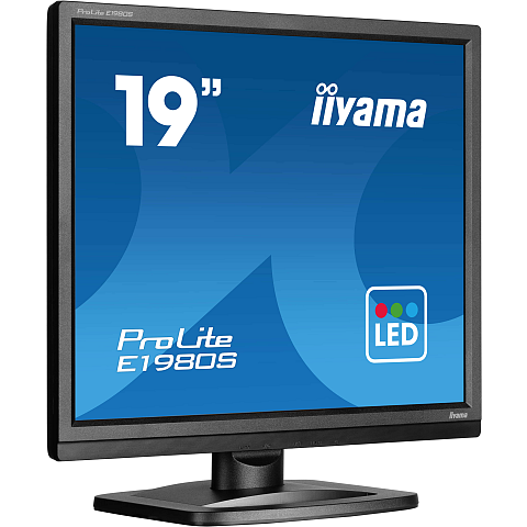 iiyama ProLite E1980S-B1 Computerbildschirm 48,3 cm (19") 1280 x 1024 Pixel VGA LED Schwarz
