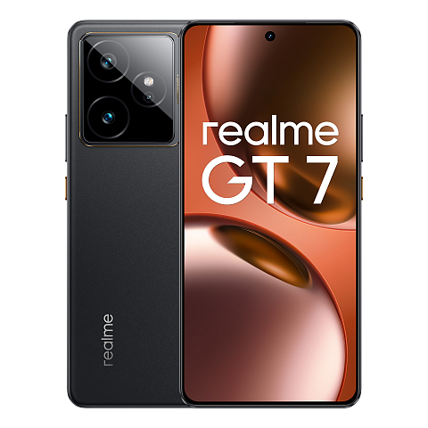 realme GT 7 17,2 cm (6.78") Dual-SIM Android 15 5G USB Typ-C 12 GB 256 GB 7000 mAh Schwarz