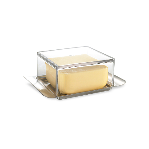 GEFU 33621 Butterdose Kunststoff, Edelstahl