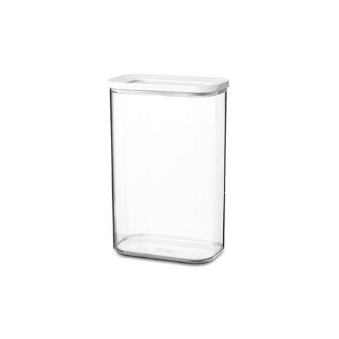 Rosti Mepal Modula Rechteckig Box 2 l Transparent, Weiß 1 Stück(e)