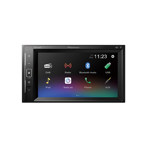Pioneer DMH-A240DAB Schwarz 200 W Bluetooth