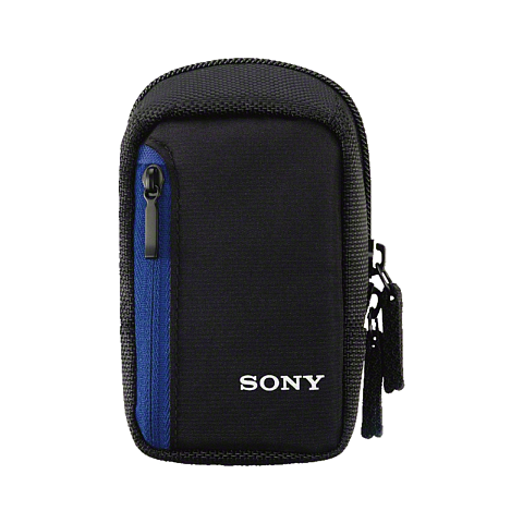Sony LCS-CS2 Kompaktes Gehäuse Schwarz, Blau