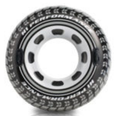 Intex 56268 Aufblasbares Spielzeug für Pool & Strand Schwarz, Grau Abbildung Vinyl Schwimmende Boje