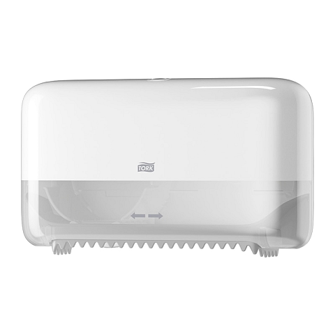 Tork 558040 Toilettenpapierspender Weiß Kunststoff Rollen-Toilettenpapierspender