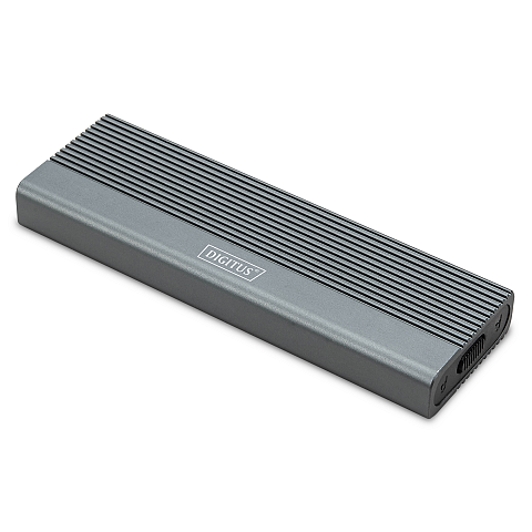 Digitus USB M.2 Festplattengehäuse, SSD, extern, NVMe , 10Gbps, USB 3.1 Gen2, Aluminium, toolfree