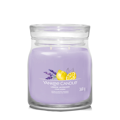 Yankee Candle Lemon Lavender Wachskerze Zylinder Violett 1 Stück(e)