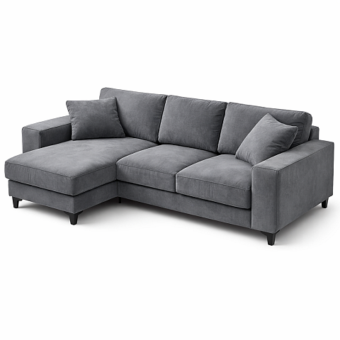Schlafzimmer Eckcouch Velours
