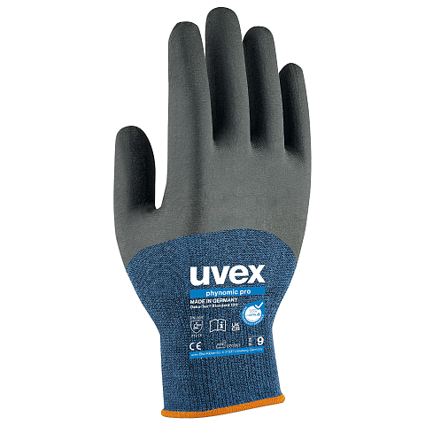 Uvex 6006210 Handschutz Anthrazit, Blau, Grau Elastan, Viskose, Polyamid 1 Stück(e)