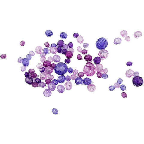 Creativ Company 618831 Perle Perlenmischung Acryl Violett 170 Stück(e)