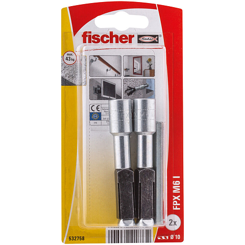 Fischer 532758 Schraubanker/Dübel 2 Stück(e) Spreizdübel 75 mm