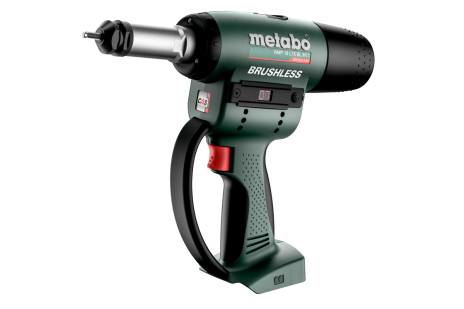 Metabo 601788840 Strombetriebenes Nietwerkzeug Schwarz, Grün 15 kN