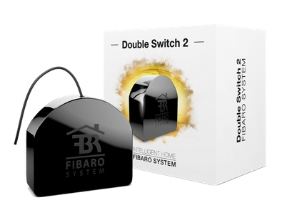 Fibaro FGS-223 ZW5 Leistungsrelais Schwarz