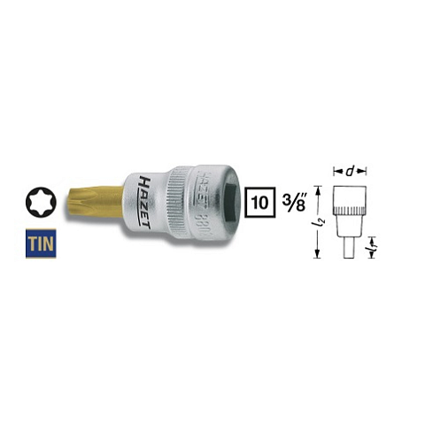 HAZET 8802-T50 Steckschlüsselaufsatz 1 Stück(e)