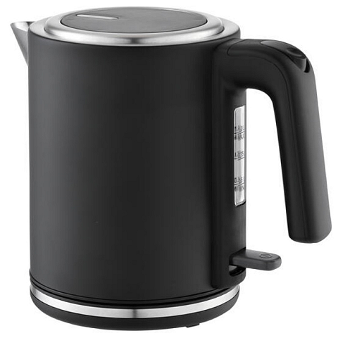 Severin WK 9555 Wasserkocher 1 l 2400 W Schwarz, Silber