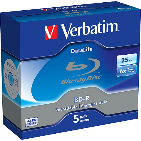 Verbatim DataLife 6x BD-R 25 GB 5 Stück(e)