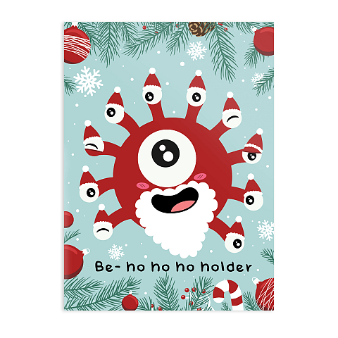 GlassStaff Behohoholder Greeting Card Standard-Grußkarte 1 Stück(e)